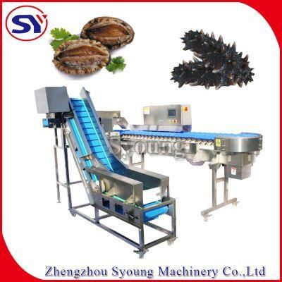 Touch Screen Sea Cucumber Abalone Shrimp Fish Weight Sorting Machine Scale