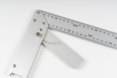 10&quot; 250mm Multi- Purpose Aluminium Adjustable Angle Square Ruler