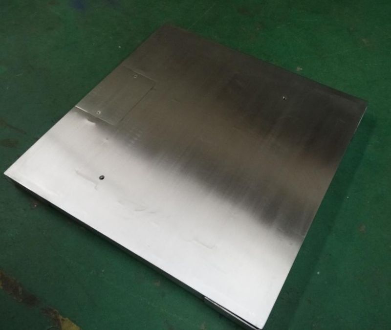 Stainless Steel Semi Open Accesshinge to Close Lift Desk Floor Scale