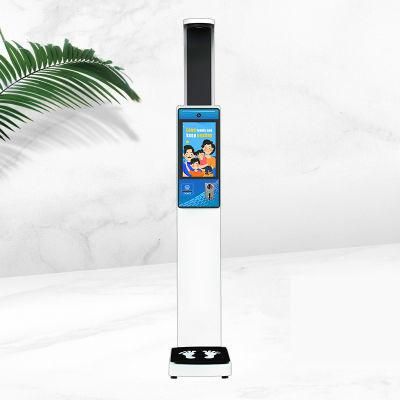 19 Inch Touch Screen Coin Operated Height Weight BMI Body Scale with Printer