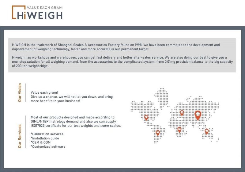 0.001g 1mg Lab High Precision Weighing Balance with Hbm Load Cell