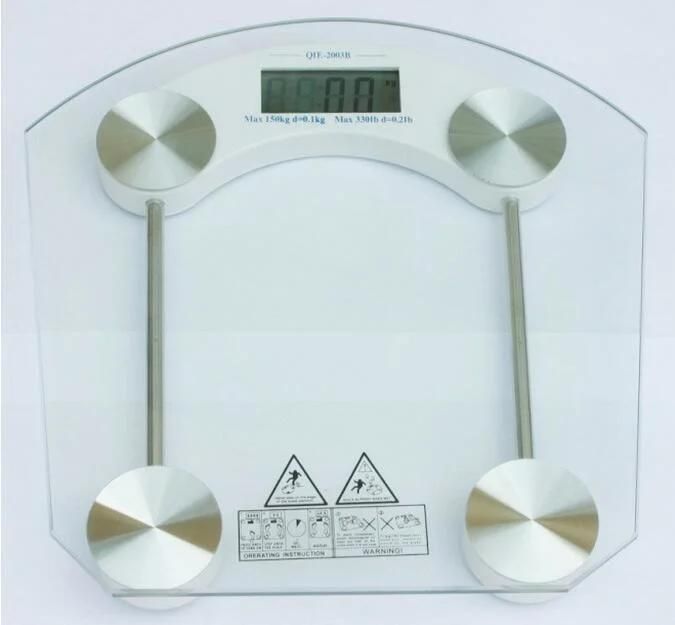 LCD Display Digital Bathroom Scale, Body Weight Scale