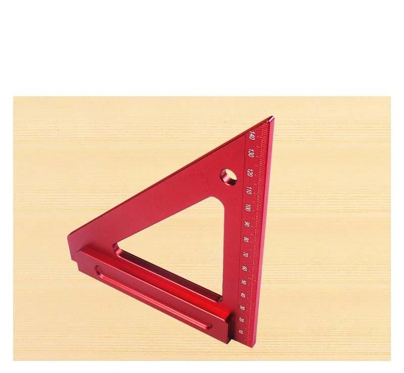 Aluminum Alloy Woodworking Triangle Ruler Right Angle Ruler Scriber Scriber Mini Scriber