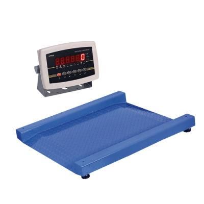 Ningbo Factory Price Electronic Digital Platform Weighing Floor Scale with Ramp