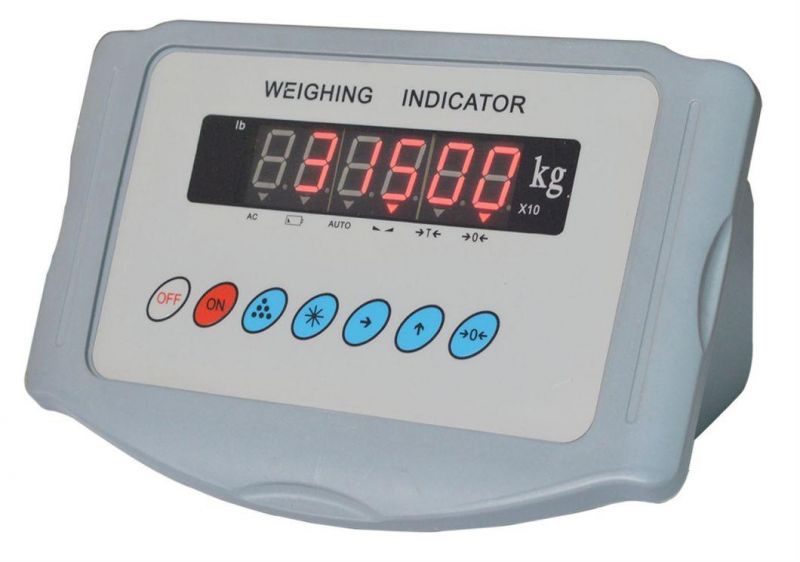 6-Digital LED Display Weighing Indicator RS232/RS485 Serial Interface Connect with Printer Used for Electronic Platform Scales and Weighing Scales (XK315A1X)