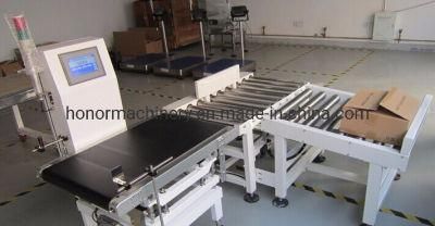 Automatic Online Check Weigher with White PU Belt