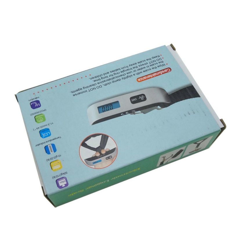 10g-50kg LCD Green Color Backlight 50kg Travel Scale