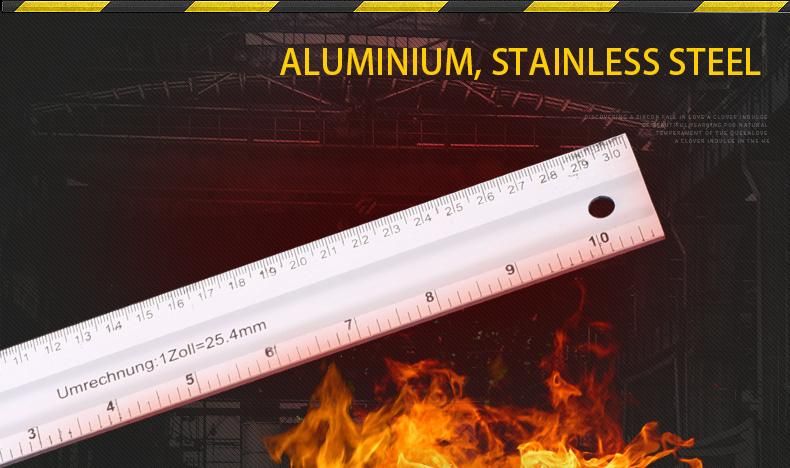 250 X 500mm Aluminum and Steel Square