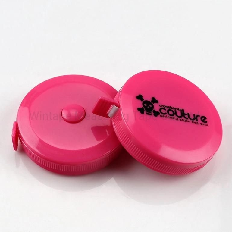 Tape Measure 150 Cm 60 Inch Push Button Tape Body Measuring Soft Retractable for Sewing Double-Sided Tailor Cloth Ruler