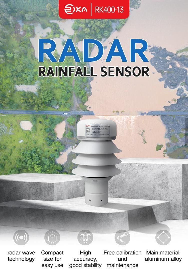 Rika Rk400-13 Smart Disdrometer Radar Rainfall Precipitation Detector Sensor