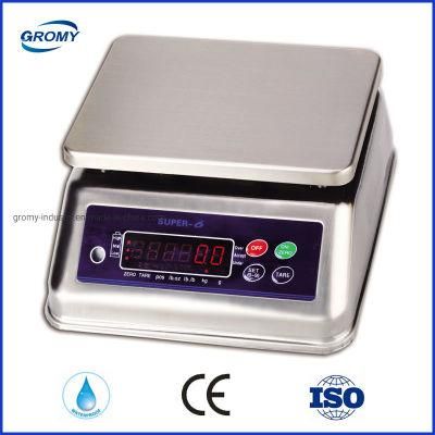 Super-6 waterproof IP68 Stainless Steel Scale 15kg