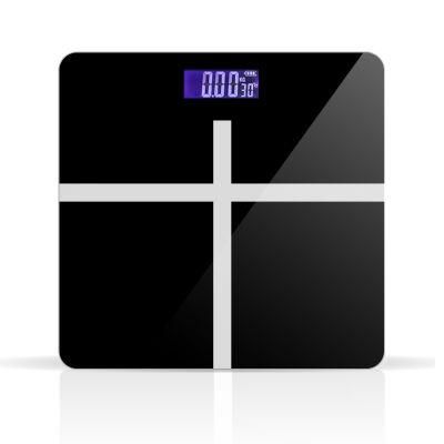 Amazon Glass Black Body Fat Weighing Scale 180kg