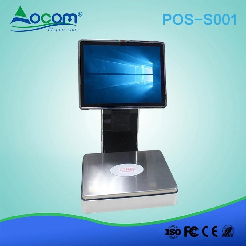 POS System Touch Electronic Weighing Scale Printer Barcode Scale