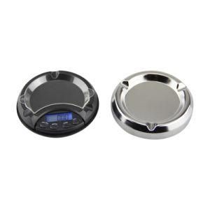 Mini Ashtray Pocket Portable Jewelry Scale 0.1g 0.01g Precision Portable Medicine Powder Tea Platform Scale