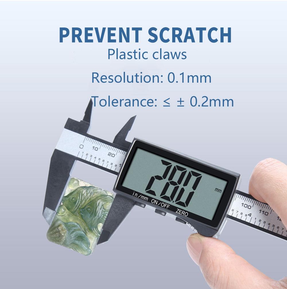 New Electronic Digital Display Vernier Caliper HD Full-Screen Vernier Caliper