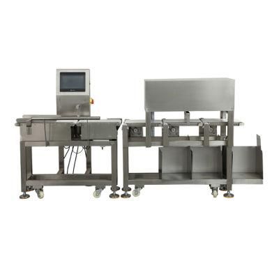 Juzheng High Efficiency Weight Checkweighing Sorting Machine with 3 Grading Drop Down Conveyor