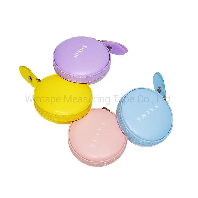 Colorful PU Leather Tape Measure Retractable Measuring Tape for Body Measuring