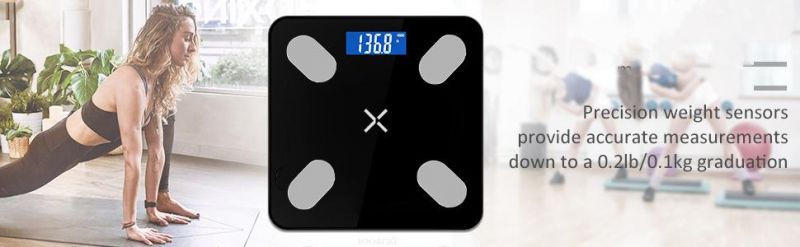 Bl-2601 Body Fat Scale with Fat Muscle Stone Measure Household