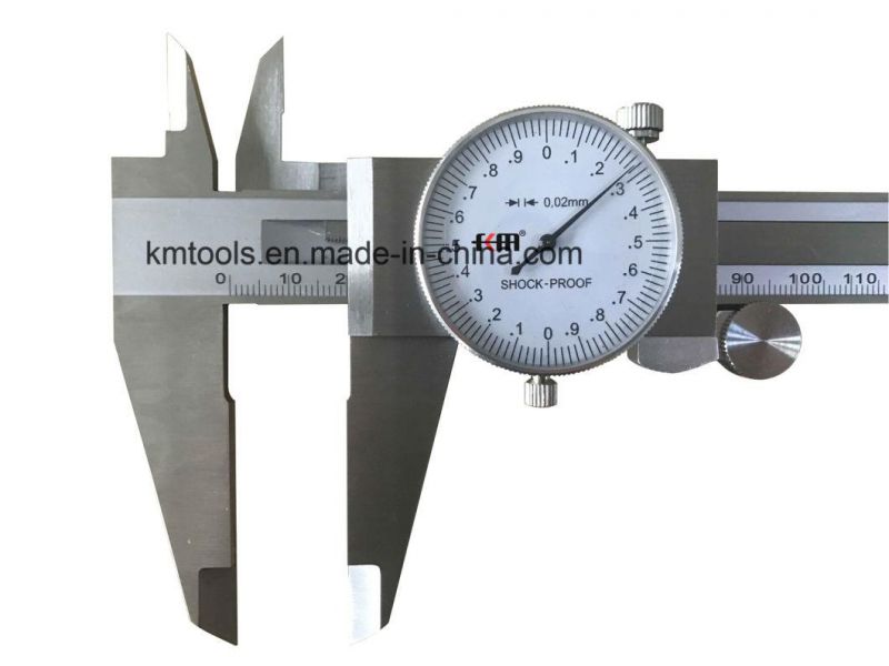 High Quality 0-300mm Stainless Steel Dial Vernier Caliper Measuring Device