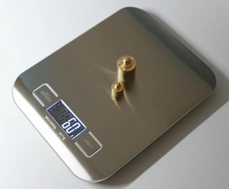 Stainless Steel Kitchen Scales 5kgs/1g 3kgs/1g PT-238