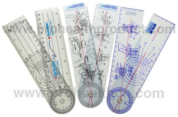 Bevel Protractor Angle Degree Measuring Tools Plastic Medical Goniometer Ruler