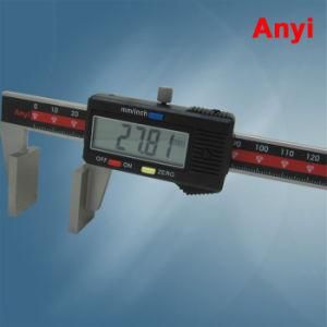 Digital Wide Jaw/Face Vernier Caliper, for Columns, Cylinders, Wire Ropes and Soft Objects with Broad Measuring Face