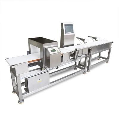 Juzheng Automatic Integrated In-line Combo Metal Detector and Checkweigher for Pharmaceutical and Food