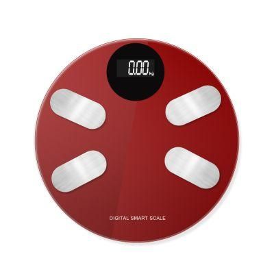 Bl-6012t High Quality Round Glass Digital Body Scale