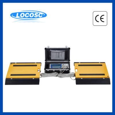 Wireless Static Weighing Portable Axle Scale with Integral Transport Handle