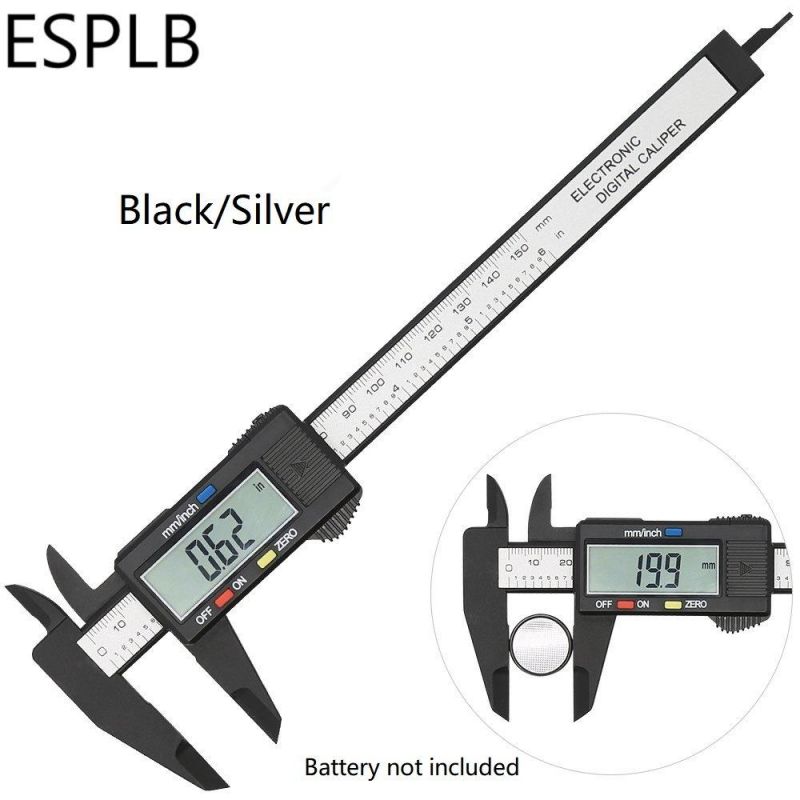 Plastic Vernier Caliper 6 Inch LCD Screen Electronic Digital Caliper Vernier