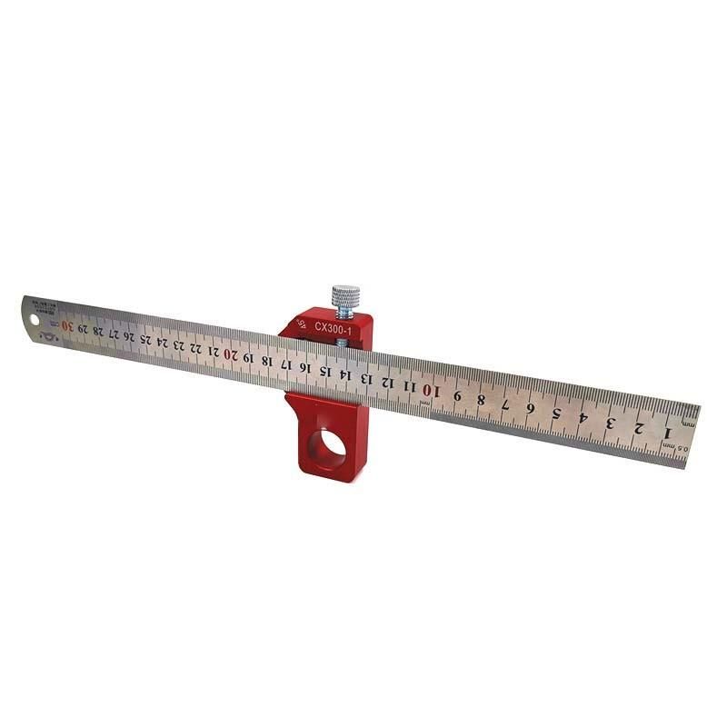 Woodworking Steel Ruler Positioning Line Ruler Right Angle Ruler Height Ruler Angle Ruler Woodworking Measuring Tool Woodworking Scribing Device