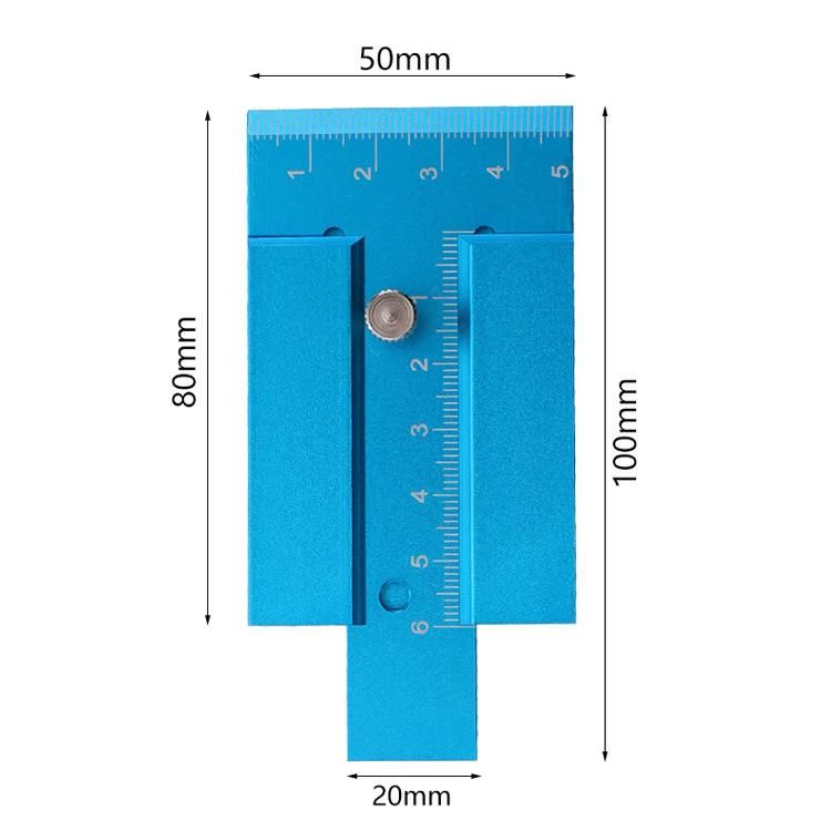 Woodworking Table Saw Height Gauge Depth Measurement Metric Height Limit Gauge Aluminum Alloy Woodworking Measuring Tool