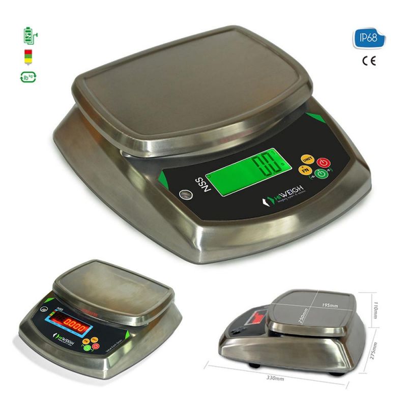 Nss Industrial IP68 Stainless Steel Precision Electronic Waterproof Weighing Scale