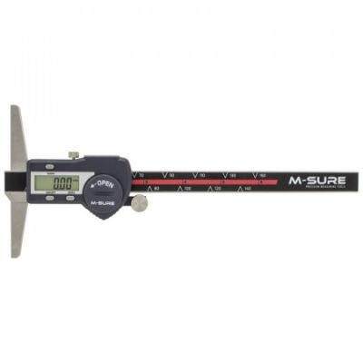 M-Sure Ms-542-150 Digital Depth Gauge with Hook 0-150mm (0-6 inch) Ms-542 Series