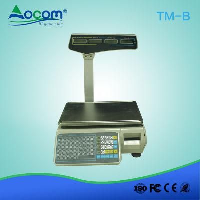 TM-B Electronic Weighing Scale Label Printing Barcode Printing