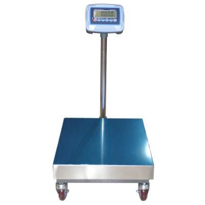 Electronic Movable Platform Weighing Bench Scale 500kg with Trolleys