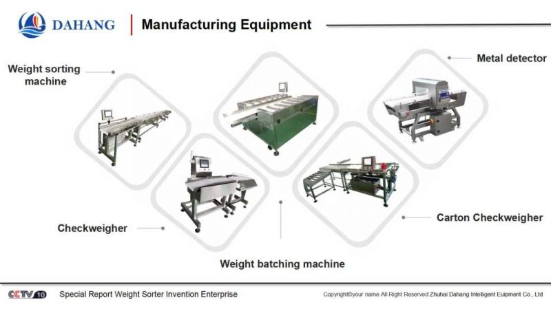 Elaborated Weight Sorting Machine Exported to Saudi Arabia