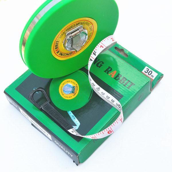 Wholesale ABS Case Long Distance PVC Fiberglass Tape Measure (FB-100)