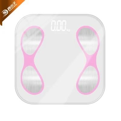 Hot Design Bascula Inteligente Digital Bath Room Home Used Smart APP Body Fat Weighing Scale