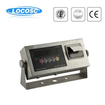 Stainless Steel Housing LCD Display Platform Scale Indicator with Data Printer