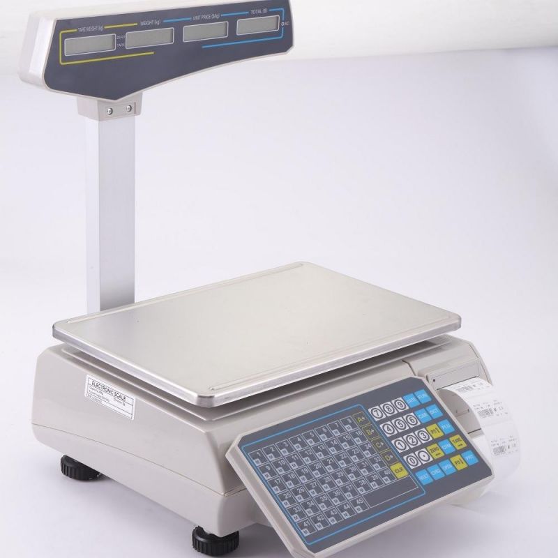 Digital Weighing Scale with Printer for Barcode