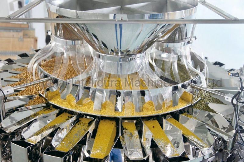 24 Heads Proportional Mixing Multihead Weigher for Dry Fruit Packaging