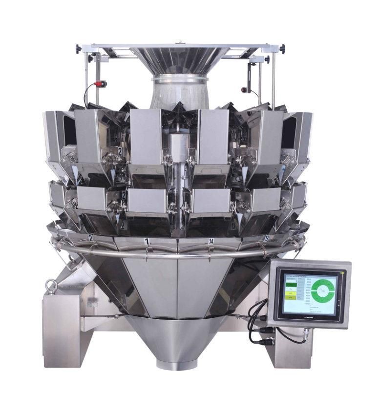 Automatic Computerized 14 Heads Multihead Weigher with Double Door