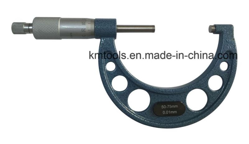 50-75mm Ratchet Stop Outside Micrometer Measuring Instruments