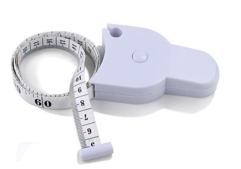 Perfect Body Tape Measure - 1.5m Automatic Telescopic Tape Measure - Retractable Measuring Tape for Body: Waist, Hip, Bust, Arms, and More.