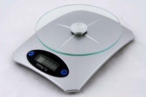 5kg Glass Platform Electronic Kitchen Scale for Food, Vegetable, Meat1g (NS-K02)