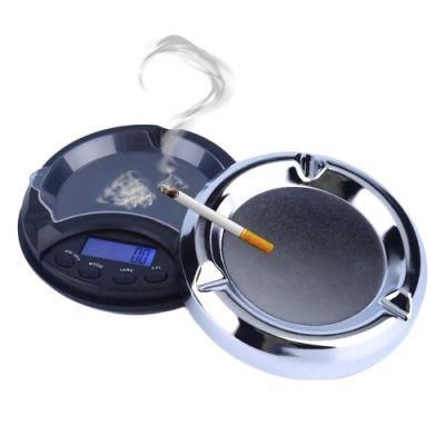 0.01g 500g Electronic Digital Ashtray Pocket Jewelry Weighing Carat Scale