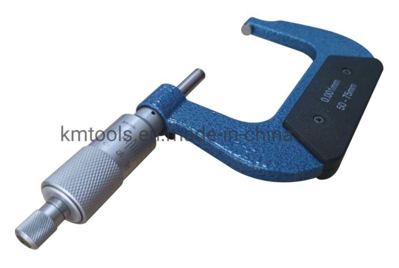 High Precision 50-75mmx0.001mm Outside Micrometer