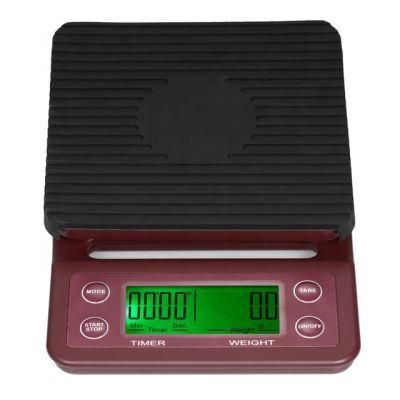 Timing Function Kitchen Weighing Smart Coffee Scales Digital Electronic Scale