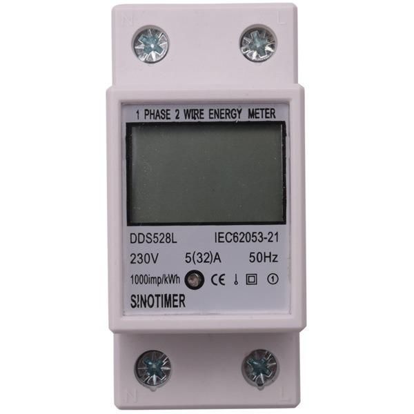 5-32A 110V High Precision Liquid Crystal Backlight Single-Phase Guideway Watt-Hour Meter I204975A2